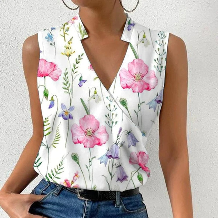 Emma | Stylish Casual V-Neck Top