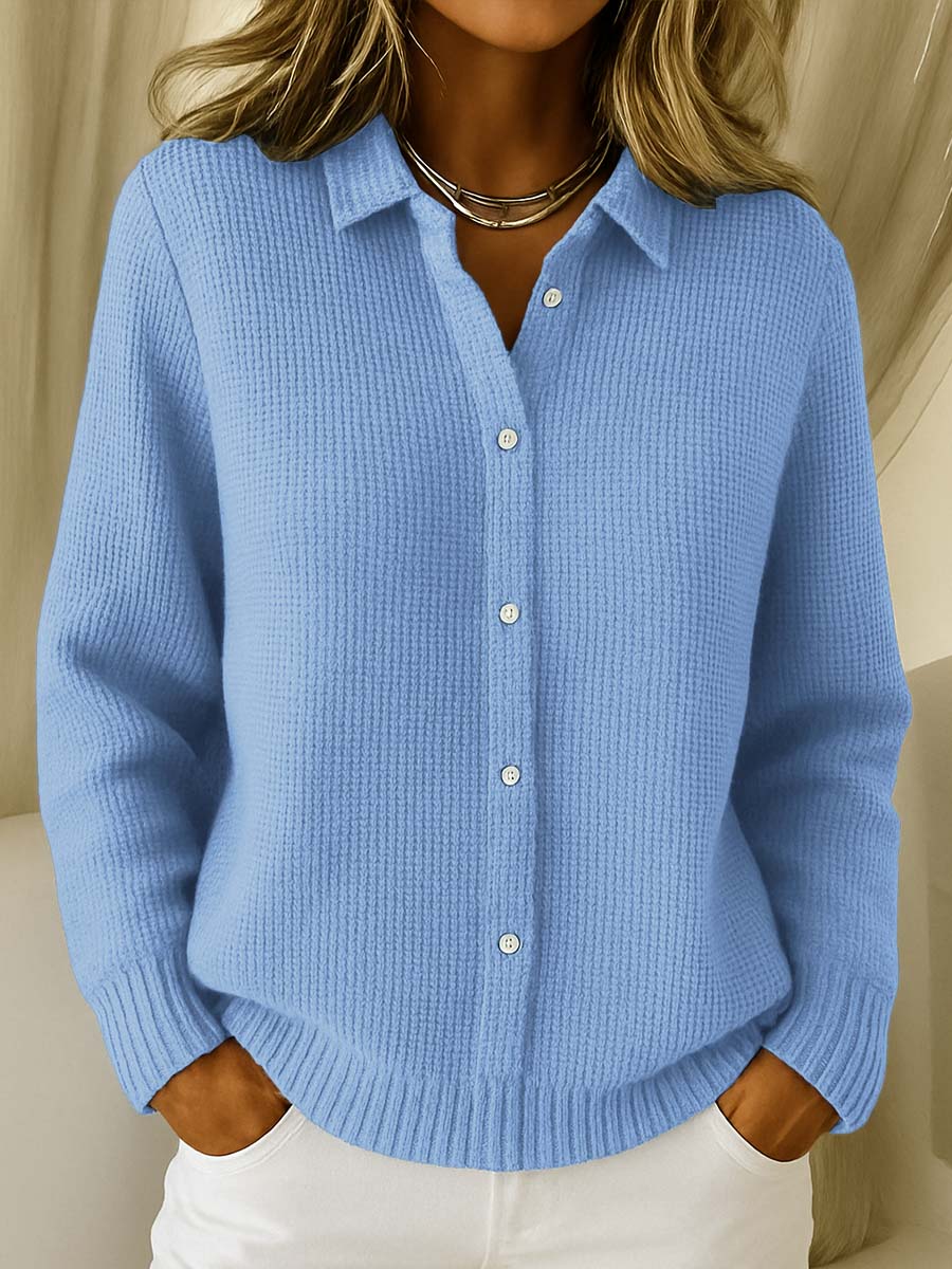 Katie | Knitted Button Cardigan