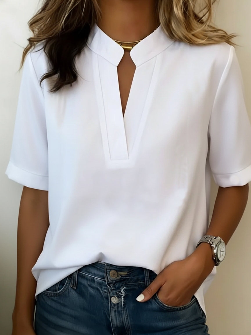Emma | Relaxed Short-Sleeve Shirt