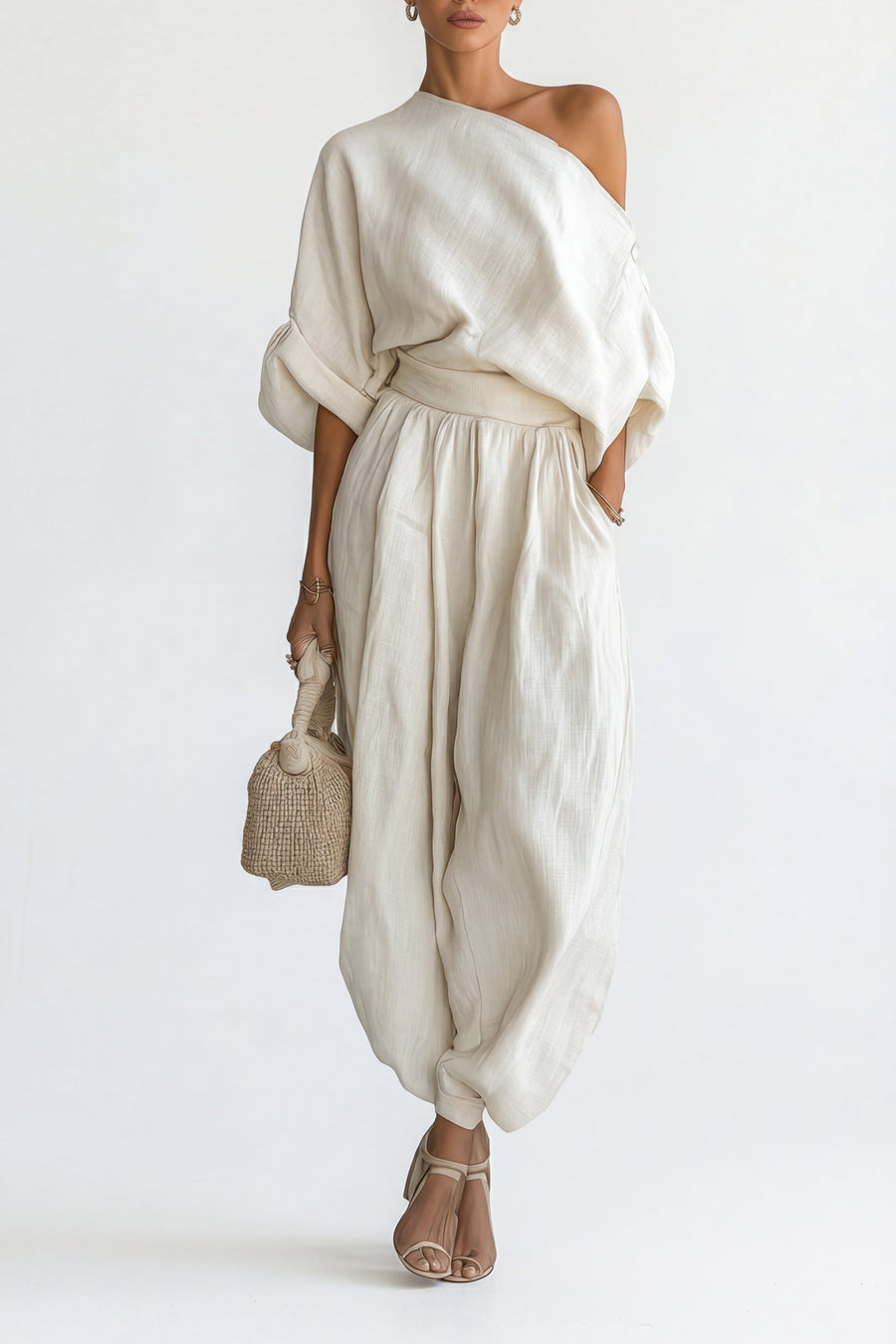 Linen Suit Off-White