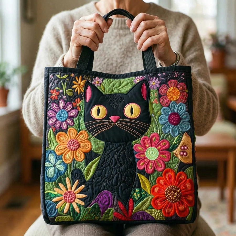 Handmade Bag - Black Cat