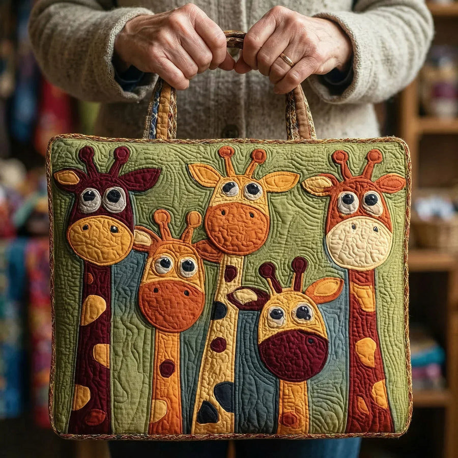 Handmade Bag - Cheerful Giraffe