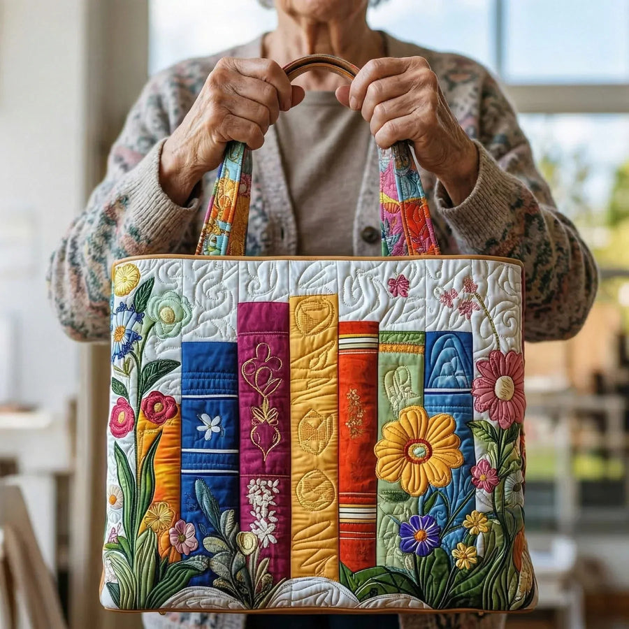 Handmade Bag - Floral Library