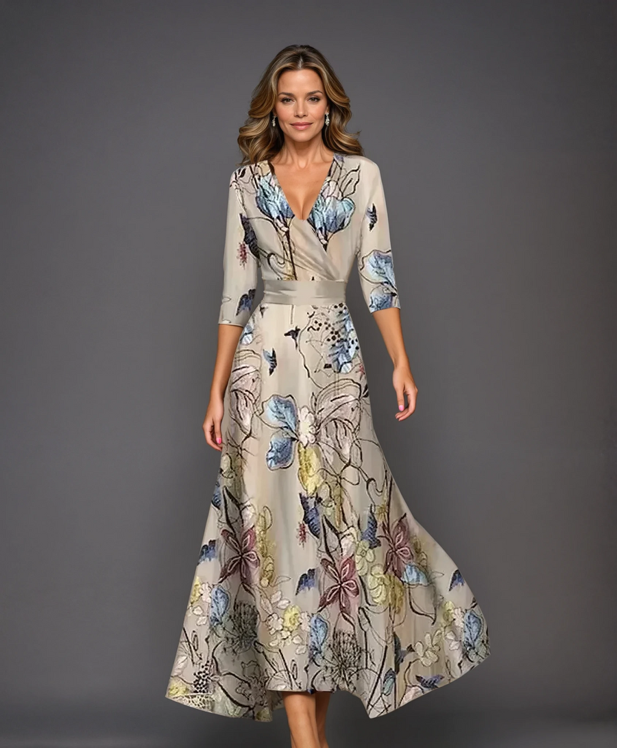 Florentine - Chic Dress with Floral Print