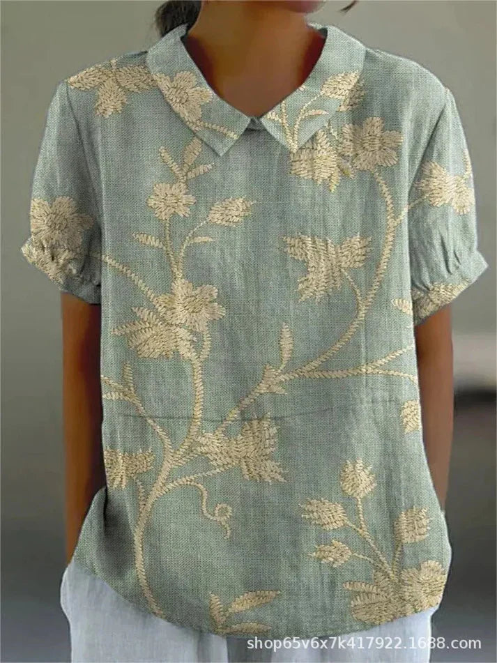 Devika | Floral Pattern Blouse