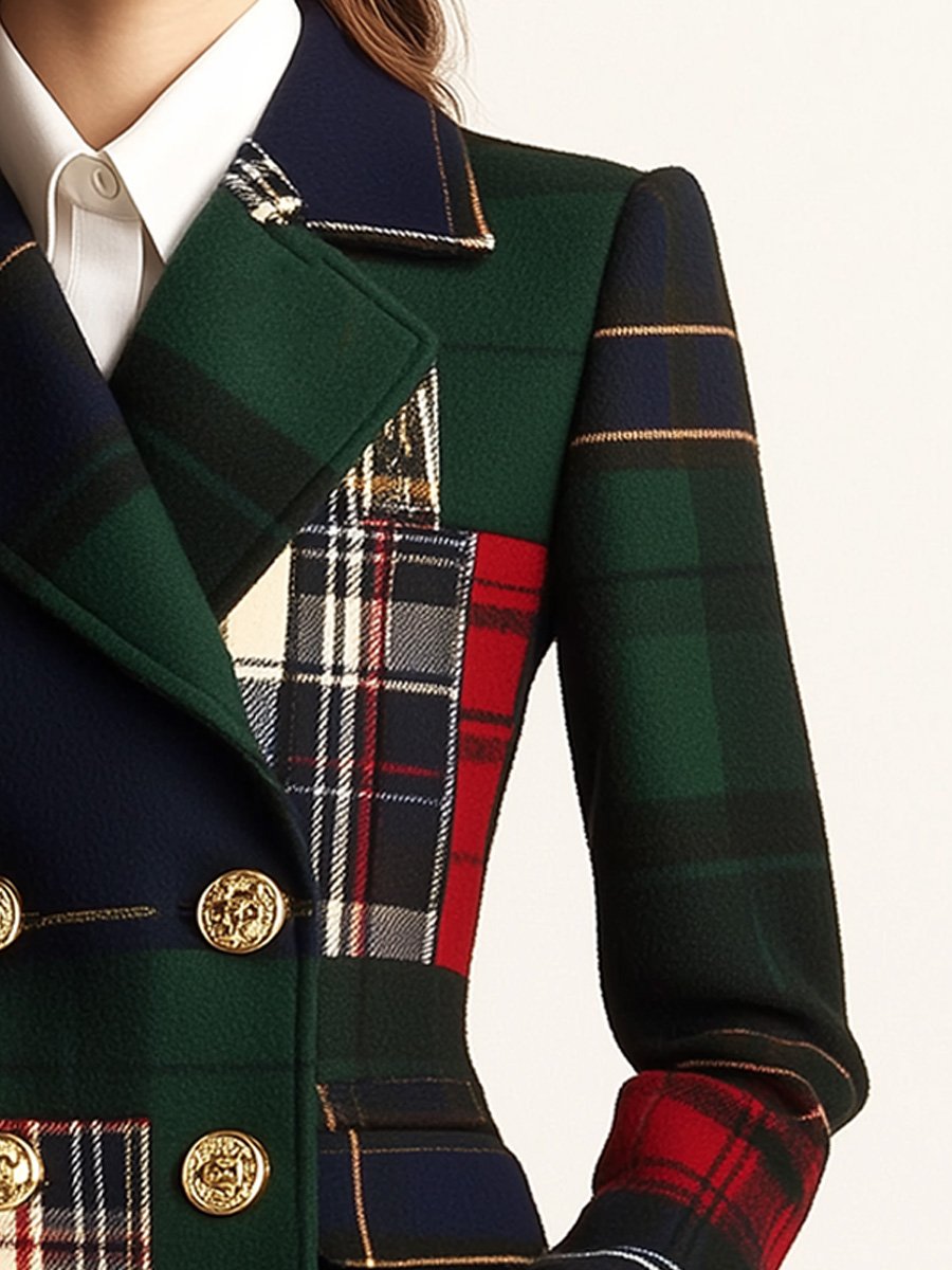TRISHA – TAILORED PATCHWORK BLAZER