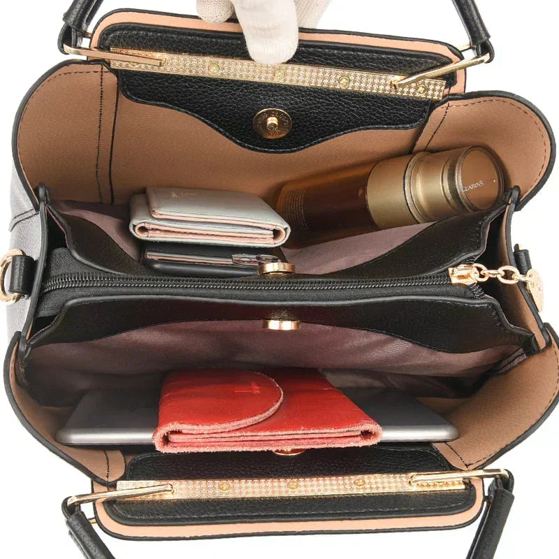 Zuri | Spacious 3-Layer Handbag