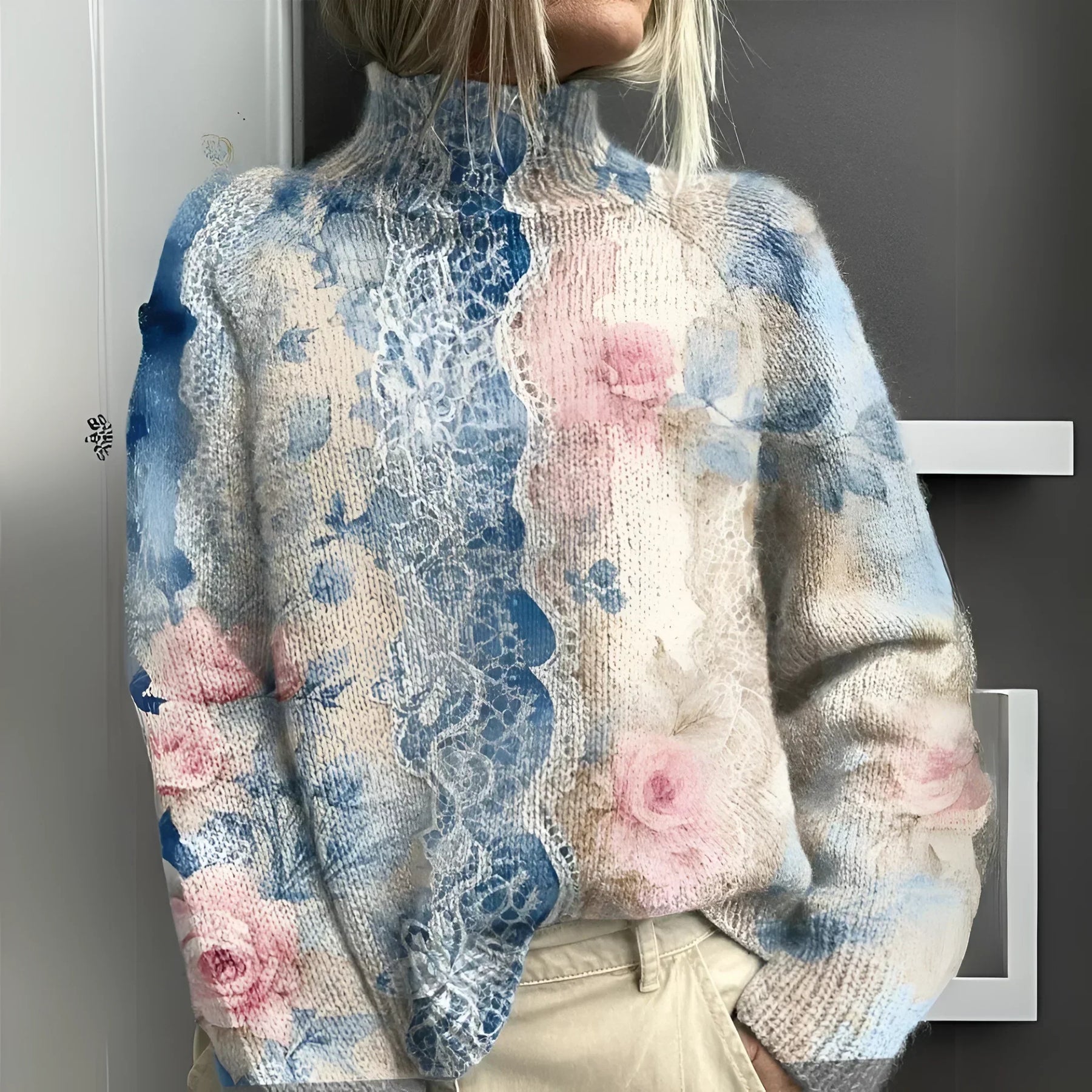 Lieke | Warm Knitted Turtleneck Sweater