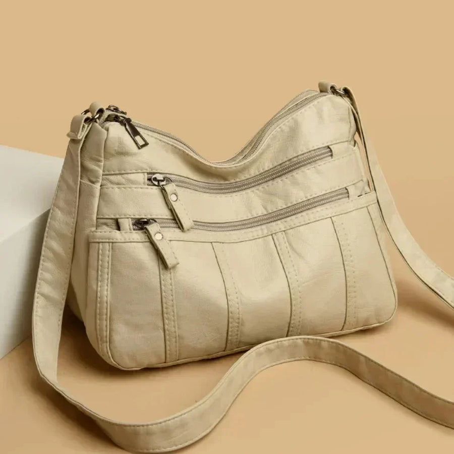 Oriana | Luxury PU Leather Multi-Layer Pocket Bag