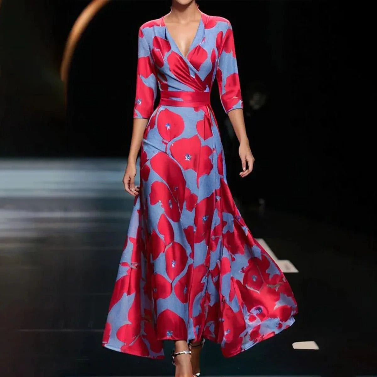 Florentine - Chic Dress with Floral Print